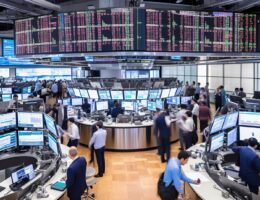 Stressiger Handelssaal im Finanzbereich | Gelee Royal kaufen
