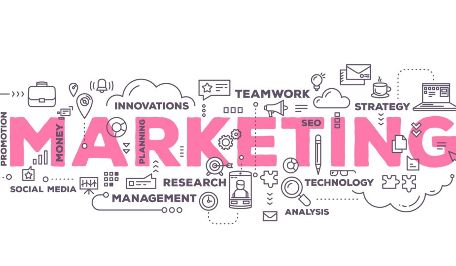 Marketingstrategie mit Symbolen | Postkartenstaender