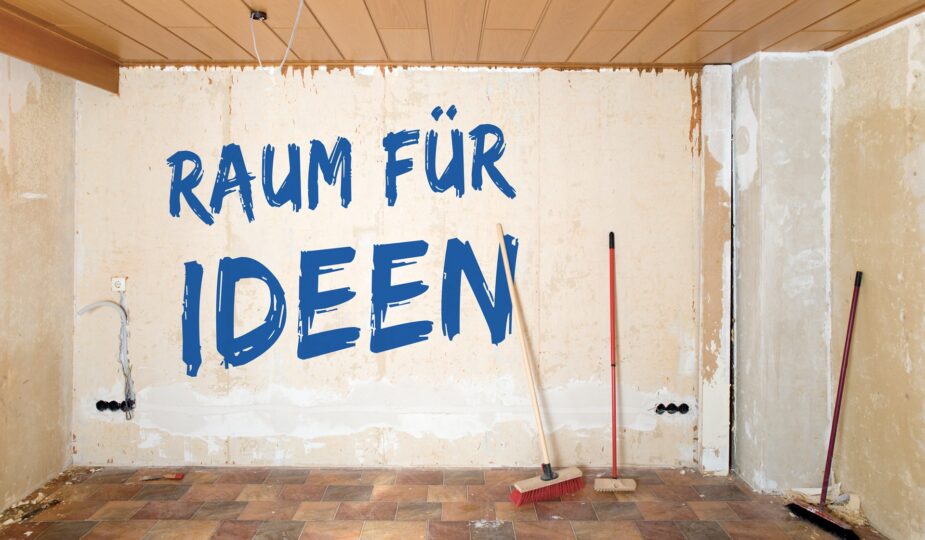 Leerer Raum mit renovierungsbedürftigen Wänden | Fliesen Mönchengladbach
