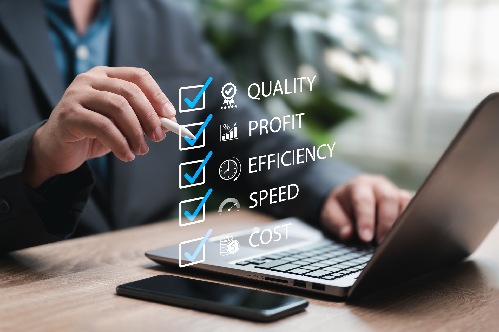 Digitale Checkliste mit Effizienz- und Qualitätskriterien | Staubsauger Industrie